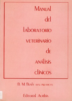 Manual de laboratorio veterinario de análisis clínicos Manual de laboratorio veterinario de análisis clínicos
