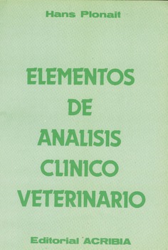 Elementos de análisis clínico veterinario Elementos de análisis clínico veterinario
