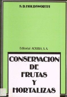 Conservación de frutas y hortalizas Conservación de frutas y hortalizas