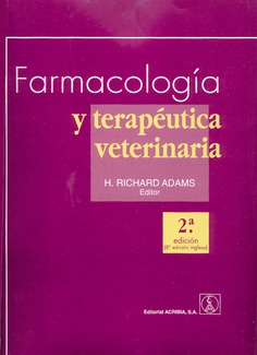 Farmacología y terapéutica veterinaria Farmacología y terapéutica veterinaria