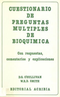 Cuestionario de preguntas múltiples de bioquímica