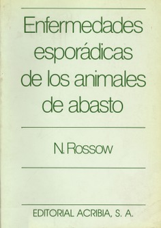 Enfermedades esporádicas de los animales de abasto